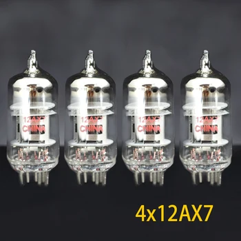 

New 4pcs Shuguang 12AX7(ECC83,12AX7B,7025,12AX7-T ) Vacuum Tube Valve Matched Quad Repalce Psvane Mullard JJ 12AX7
