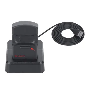 

USB Charging Cradle Cable Dock Station Holder Charger Base for FIT-BIT Versa1/Versa2/Charge3/Inspire Smart Watch Replacement Par