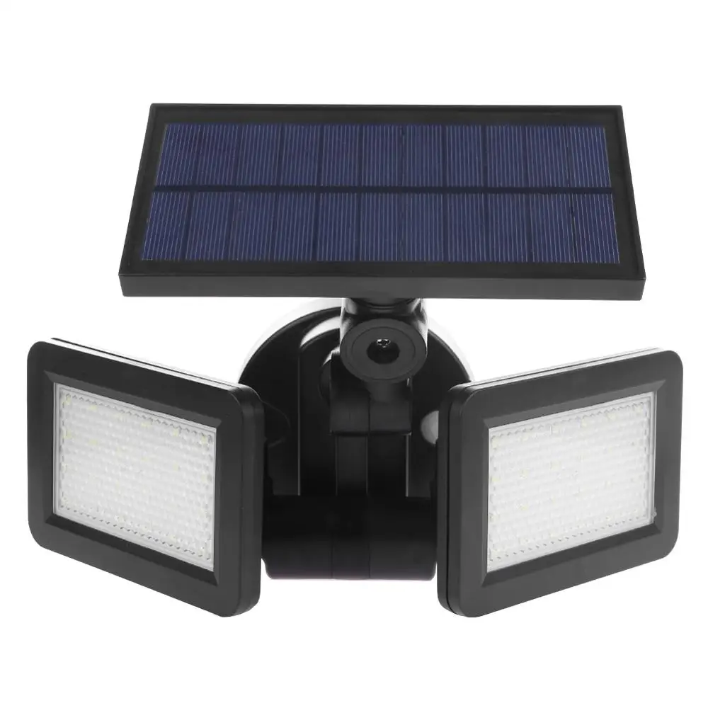 100 LED Solar Power Sensor Motion Light Garden Flood Lamp Security Wall Lamp RX