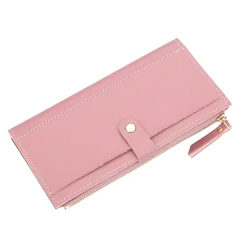 

Leather Women Wallets Coin Pocket Hasp Card Holder Money Bags Casual Long Ladies Clutch Phone Wallet Women Purse