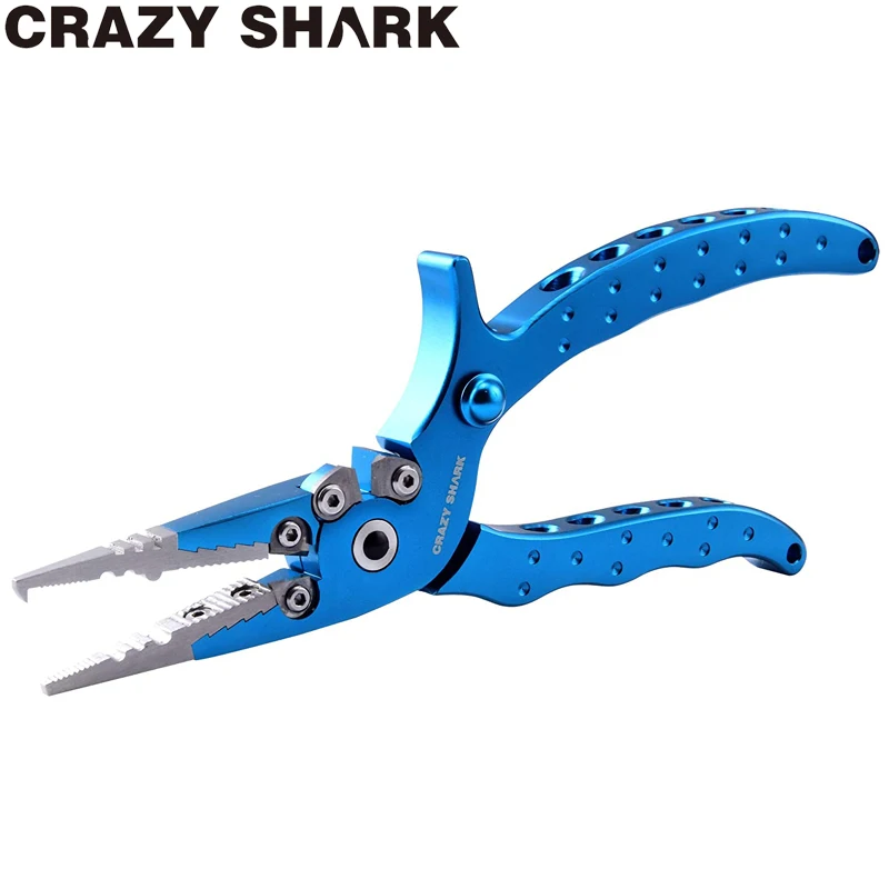 CrazyShark алюминиевые рыболовные плоскогубцы многофункциональные для удаления