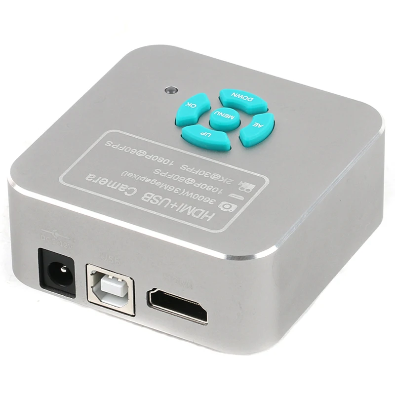  36MP 1080P 2K 60FPS HDMI USB Industrial Digital Video Microscope Camera+ 200X 500X Zoom C Mount Len