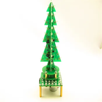 

Rotating colorful music Christmas tree LED water light + breathing light tree electronic DIY production parts kit