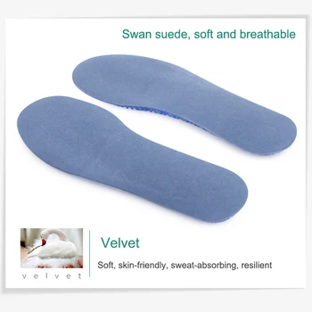

1 Pair Unisex Free Size Insole Silicone Massaging Insoles Pads Orthotic Arch Sport Shoe Gel Insole S7JN