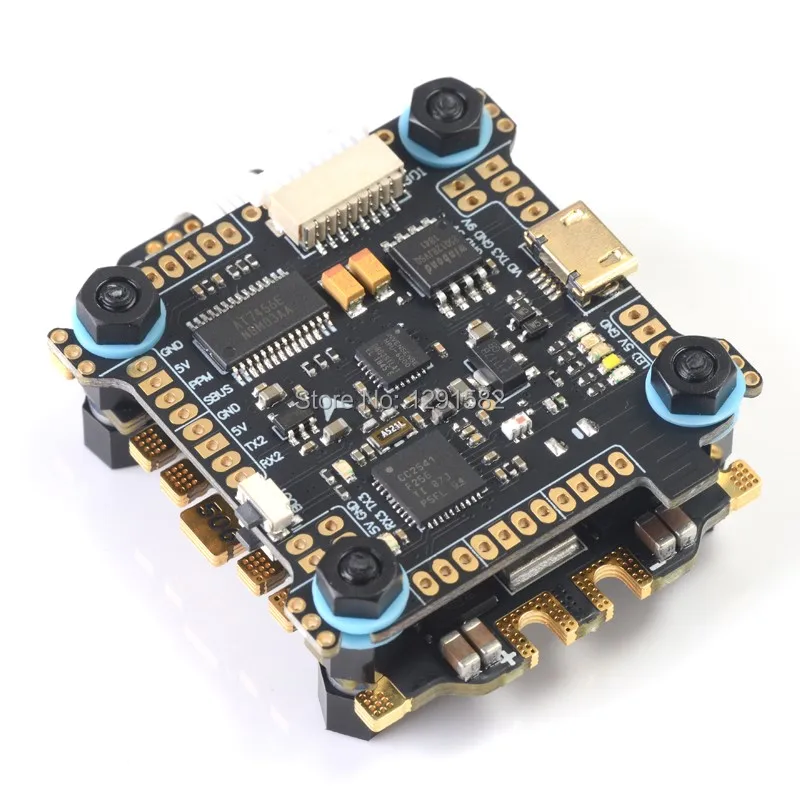 Diatone Мамба F722S Betaflight стека контроллера полета OSD 5/9V 2A BEC и 50A с диагональю экрана 3-6S Blheli_32 Dshot1200 бесщеточный ESC дрона с дистанционным управлением