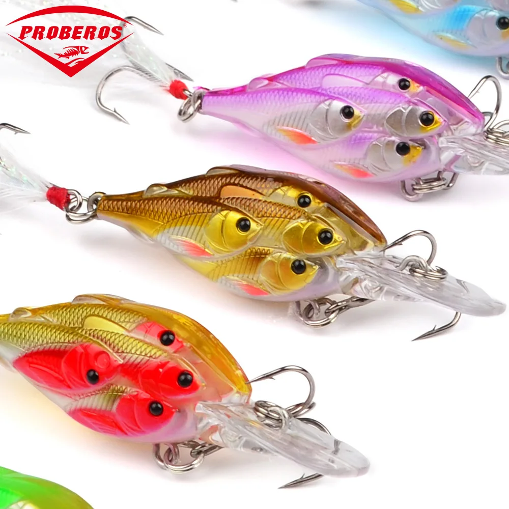

5-Color New Style School of Fish Lure Little Fat 7 Cm/6.2G Bait Electricity Supplier Fishing Gear Category Hot Selling Lure Dxc0
