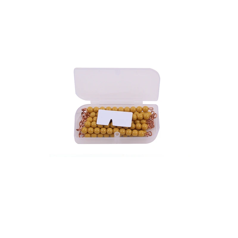 Montessori Beads Materials Children's Early Educational Toys for Number Counting Kids Math Toys Homeschooling Equipment 12