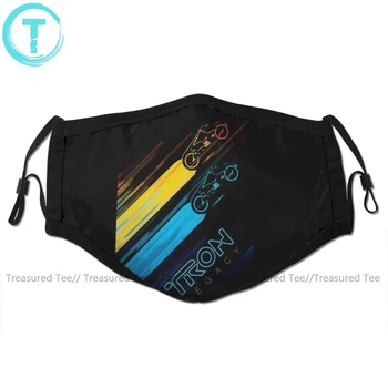 

Tron Mouth Face Mask Tron Facial Mask Polyester Beautiful with Filters Adult Mouth Mask