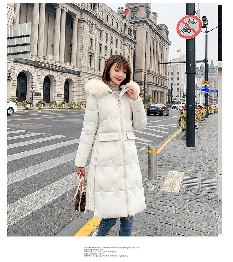 According to Nalini down Jacket Women's New Style Korean-style Mid-length Loose And Plus-sized Cotton-padded Clothes Studen