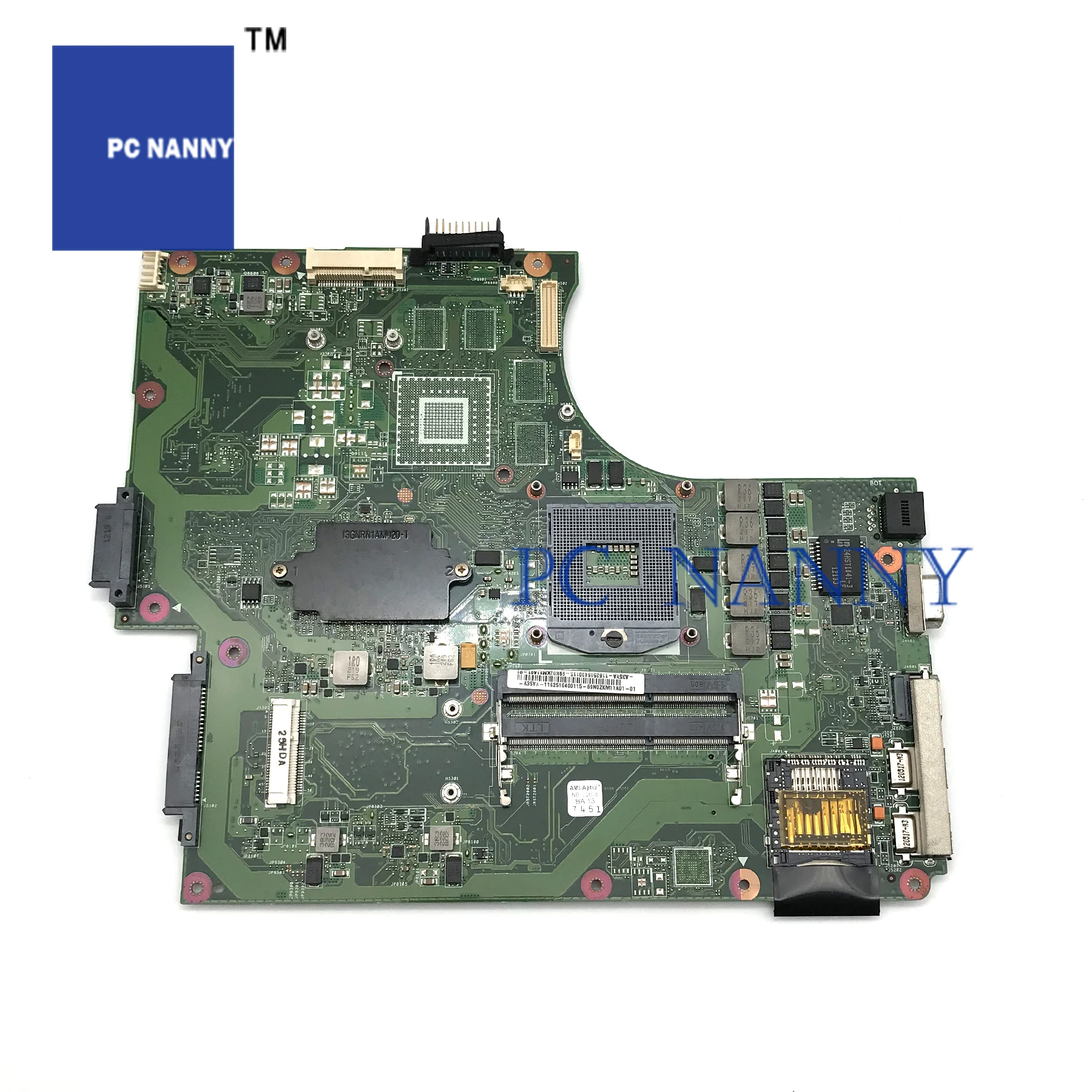 Протестированная материнская плата PANANNY для ноутбука A35YA HM75 DDR3|Материнские платы
