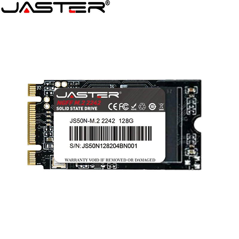 JASTER SSD M.2 2242 NGFF M2 500 Гб 128 ГБ 256 512 Внутренний твердотельный накопитель ноутбук Deskop