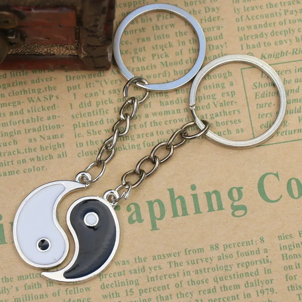 Брелок для ключей Yin Yang 1 пара|Кольца ключей| |