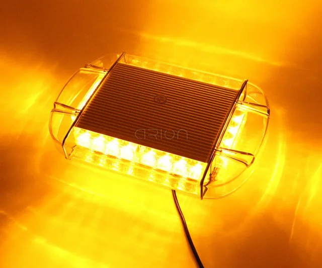 1PC All Amber 12V Горячий 24 светодиодный 24W Водонепроницаемый аварийный для автомобиля грузовика пожарное полицейское оповещение Маяк буксировочный EMS стробоскоп свет бар 12 Универсальный - Цвет: 1PC All Amber 12V