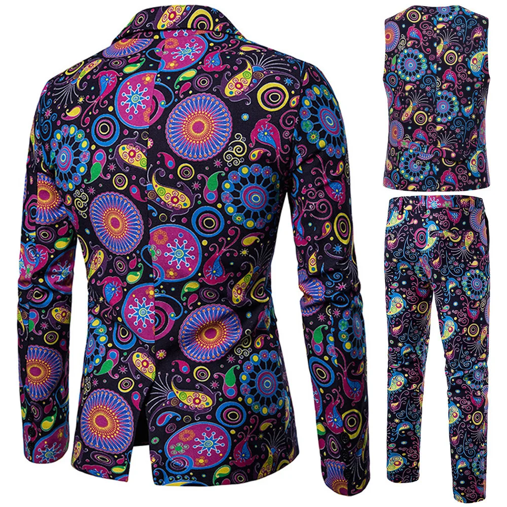 

2019 Man Nation Wind Man's Suit Three-piece Leisure Time Suit T59
