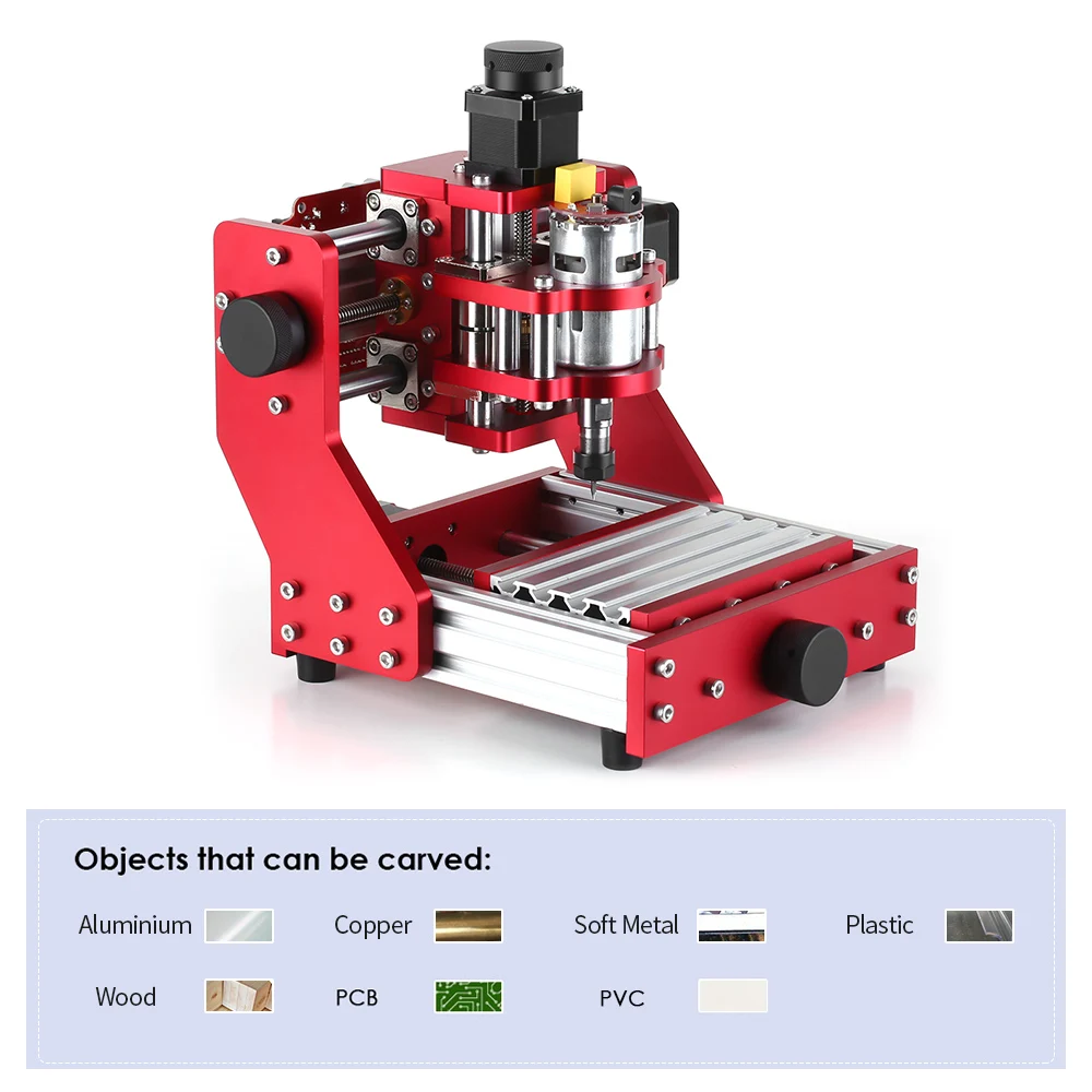 Мини-фрезерный станок с ЧПУ 1310, фрезерный станок с ЧПУ для гравировки по металлу, комплект печатных плат, фрезерный станок для дерева, лазерный гравер с цангой ER11