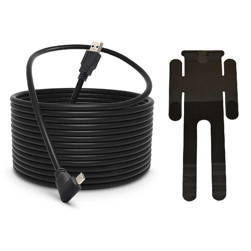 for Oculus Quest 2 Fast Charging & PC Data Transfer USB C 3.2 Gen1 Cable with Powerbank Fixing Battery Holder | Электроника