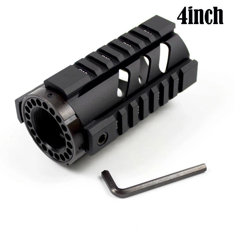 4inch Totrait тактический сверхмощный 4,7, 10,12, 15 дюймов свободный поплавок Quad Rail Handguard.223/5,56 Пикатинни система для AR-15 M16 M4 - Цвет: 4inch