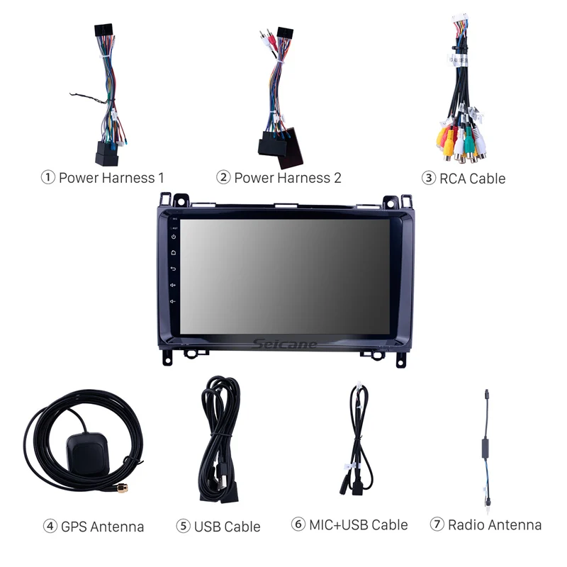 Sale Seicane Android 9.0 Car Auto Radio GPS Navigation Player for 2004-2011 2012 Mercedes Benz Sprinter 311 CDI 509 CDI with AUX 4 Sale Seicane Android 9.0 Car Auto Radio GPS Navigation Player for 2004-2011 2012 Mercedes Benz Sprinter 311 CDI 509 CDI with AUX 4