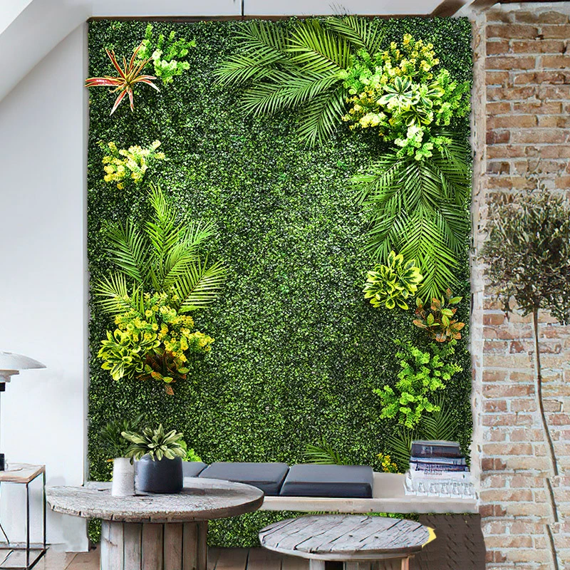 Fai Da Te Artificiale Pianta 2M X 1M Di Plastica Giardino Di Casa Tv Sfondo Negozio Il Centro Commerciale Decorazione Della Casa Verde Tappeto Tappeto