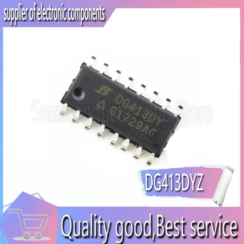 Плата интерфейса DG413 DG413DY DG413DYZ SOP-16 10 шт. | Электронные компоненты и принадлежности