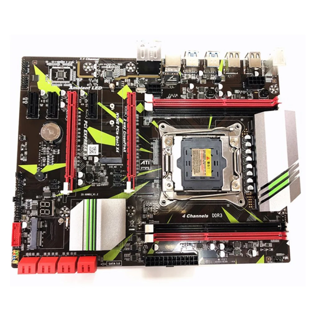 

X99 USB Port Durable Desktop PCI Express Professional Mainboard PC Computer Motherboard LGA 2011-V3 DDR3 4 Channel Office Module