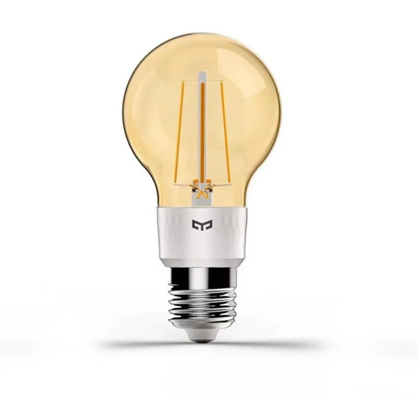 Золотой Xiaomi Mijia Yeelight умный светодиодный лампочка накаливания шелковая лампа шариковая лампа WiFi Пульт дистанционного управления работает с приложением Mihome Apple Homekit - Цвет: Золотой