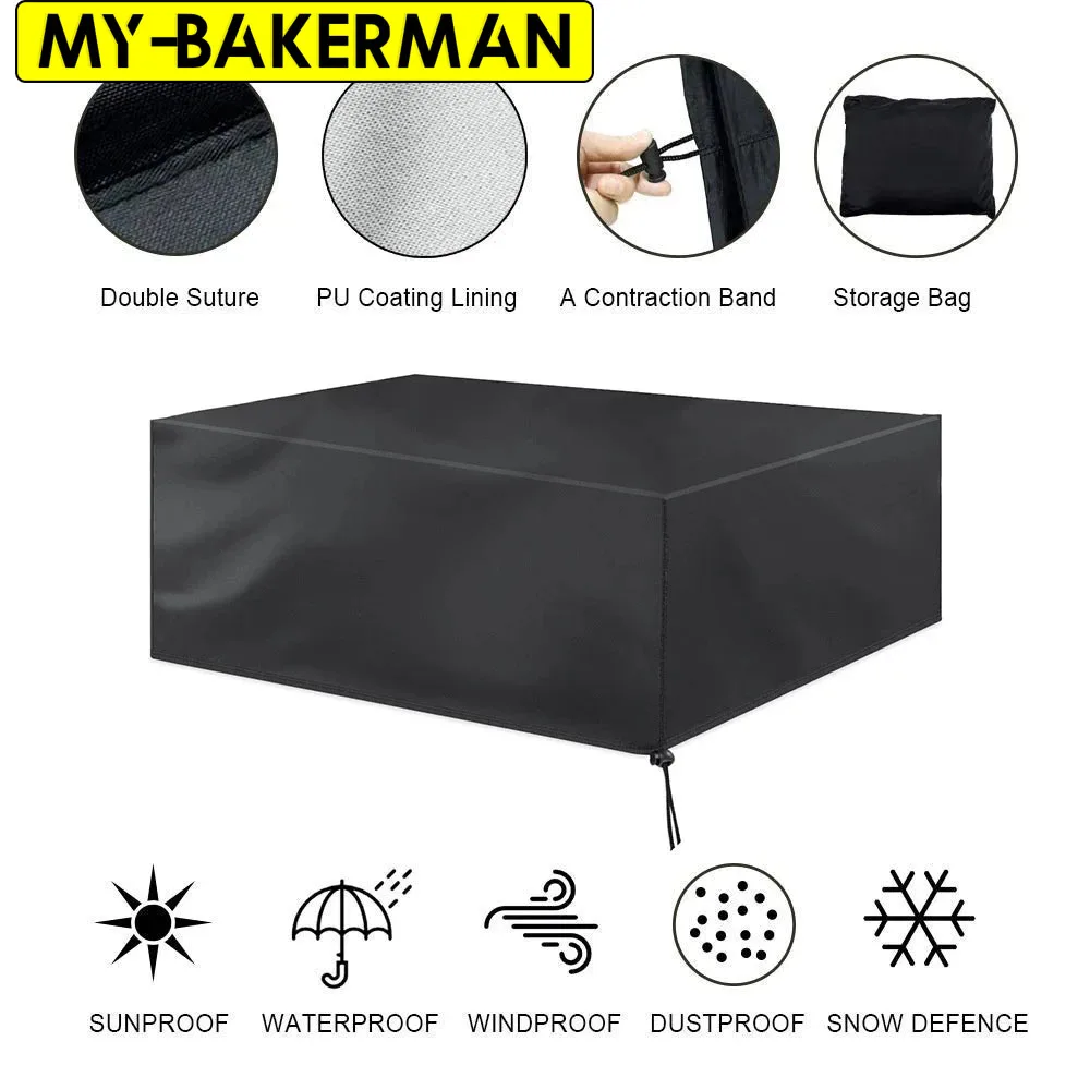 Various Waterproof Outdoor Patio Garden Furniture Covers Rain Snow Chair Covers for Sofa Table Chair Dust Proof Cover With Bag