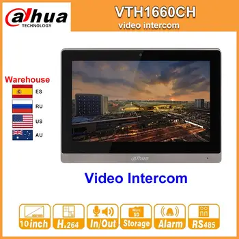 

Dahua video intercom VTH1660CH Indoor Monitor 10-inch 800*480 Resilution Touch Screen Color IP Video Intercom Record & Snapshot