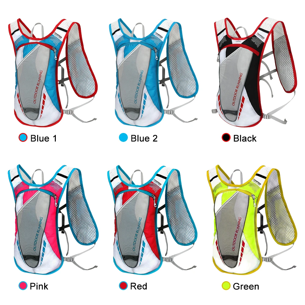 5L Hydration Pack Backpack Ultralight Breathable Hydration Vest Trail For Male Female Sports Outdoors Running Cycling Marathon