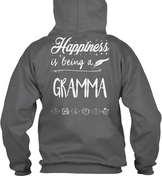 

long sleeve Happiness is being a Gramma Men Women Streetwear Hoodies Sweatshirts