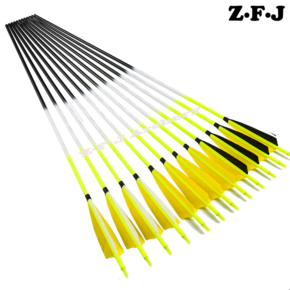 12pcs Arrow Feather Rubber 3 Inch Feather DIY Arrow Vanes Archery Accessorie  LD 