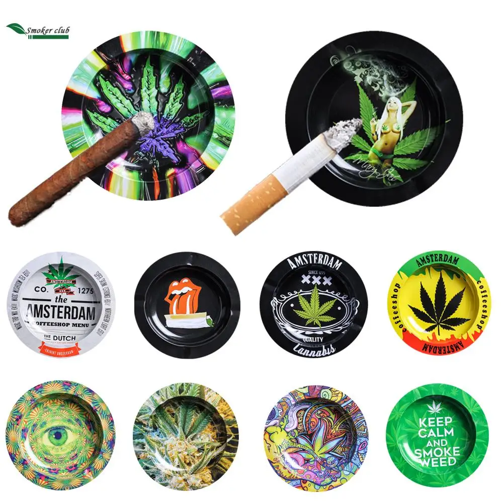 Ashtray For Home Smoking Weed Accessories Desk Cigarettes Tobacco