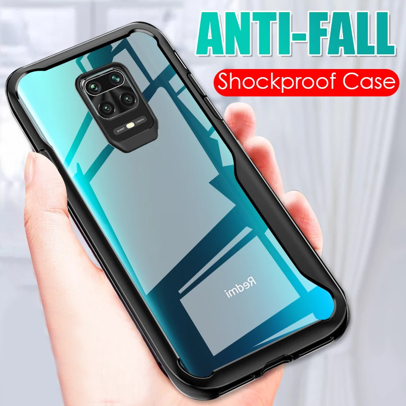Luxury Armor Shockproof Phone Case For Xiaomi Redmi 7A 8A Note 7 8 9 Pro Max 8T K20 9T A3 10 Lite Silicone Bumper | Мобильные