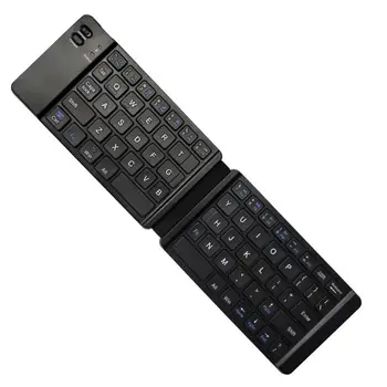

DishyKooker Portable Thin Bluetooth Folding Keyboard Foldable BT Wireless Keypad for IOS/Android/Windows
