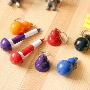 

Ball Point Pen New Color Magic Gourd Shape Doll Scaling Ballpoint Pen Blue Ink Students Creative Stationery Wholesale