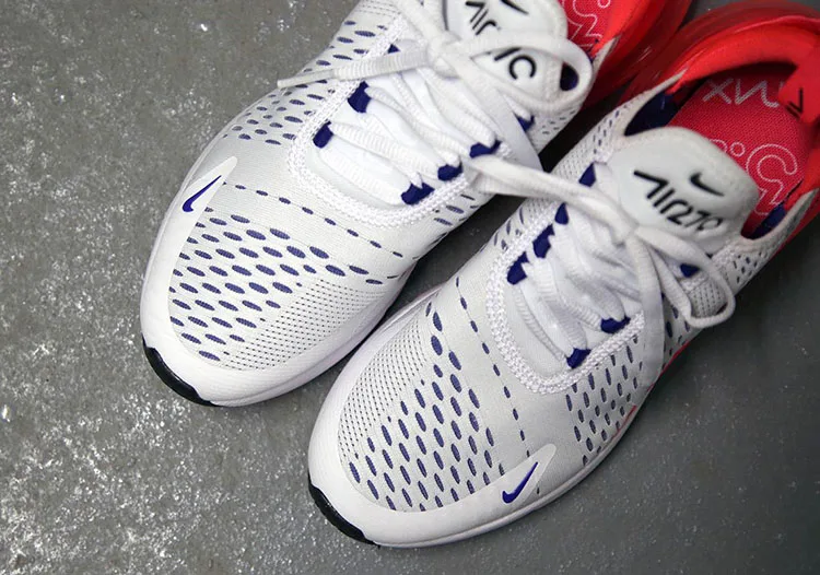 Аутентичные женские кроссовки для бега Nike Air Max 270, Классические дышащие удобные нескользящие уличные кроссовки высокого качества AH6789
