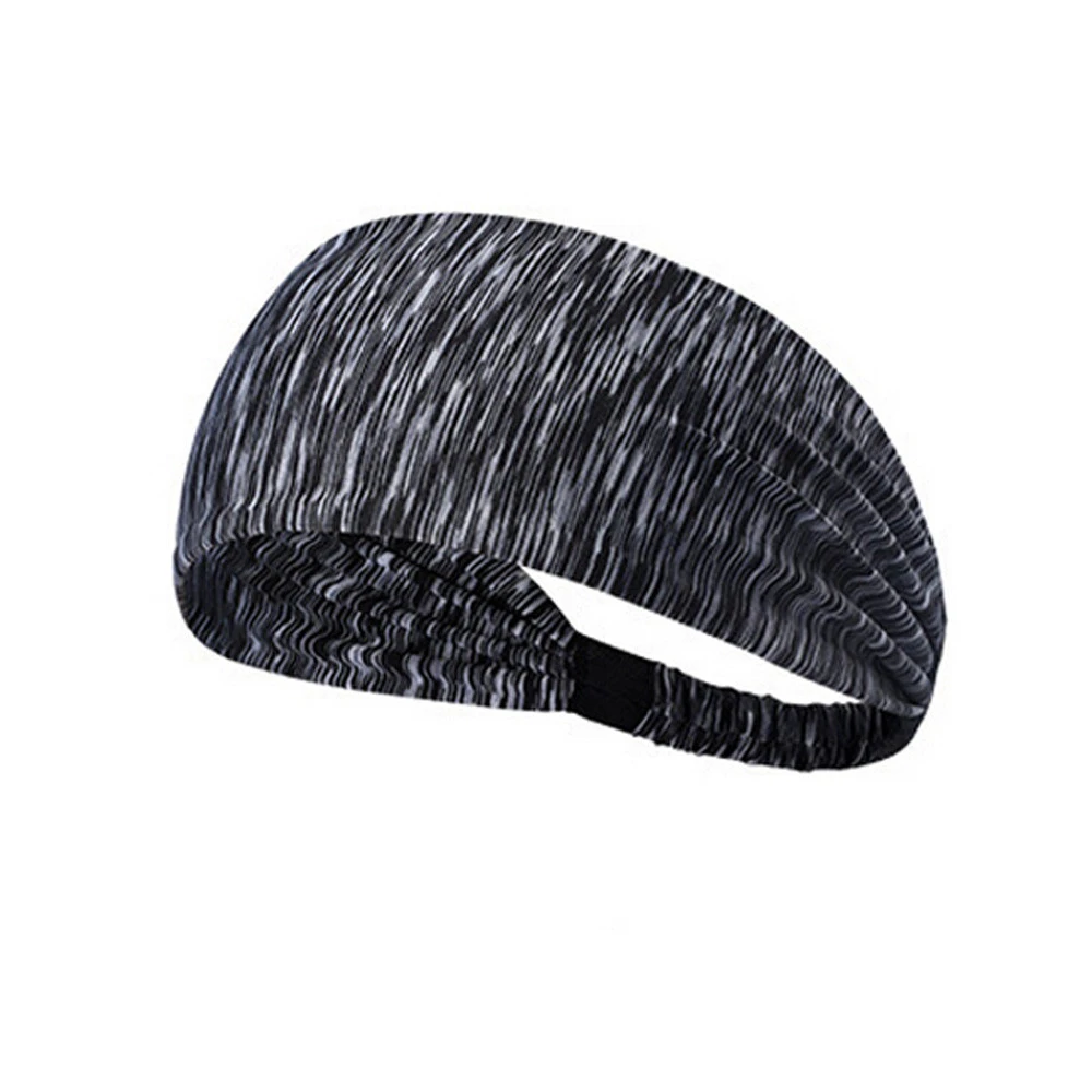 1PC Headband Women/Men Sweatband Yoga Gym Stretch Head Band For Sport Elasticity Sweat Bands Sport Bandage Safety 1111