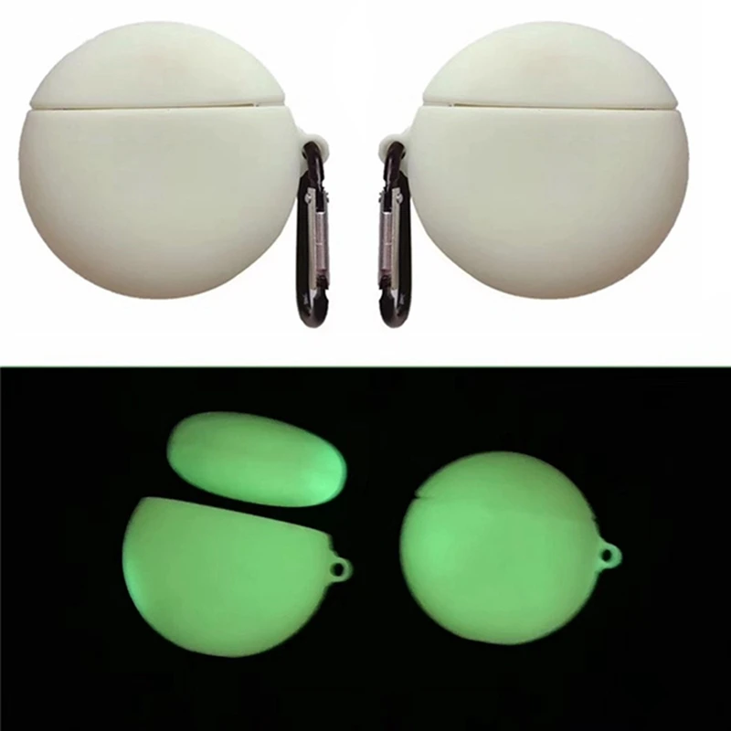 Светящийся Мягкий силиконовый чехол для зарядки наушников для Apple Airpods, беспроводная bluetooth-гарнитура, защитный чехол-футляр