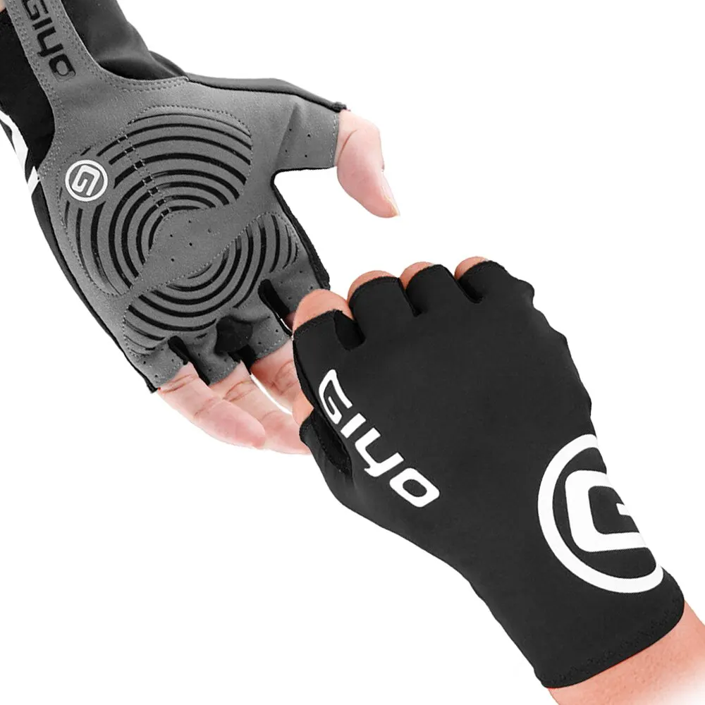 Breathable Cycling Gloves Half Finger Gloves Anti-slip Riding Mitten Bike Gloves Summer Sports Shockproof Bike Gloves for Adult