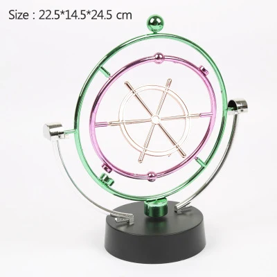 D Galaxy Model Crafts Swinging Sticks Kinetic Newton Pendulum Balls Home Decoration Office Birthday Gifts For Friend Decor - Цвет: D