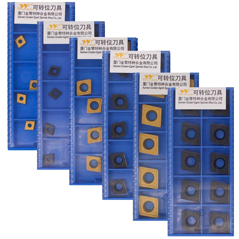 Новые твердосплавные вкладыши Gesac CCMT09T302 MM GM3225/CCMT09T304 GM3225/CCMT09T308 GM3225 для нержавеющей