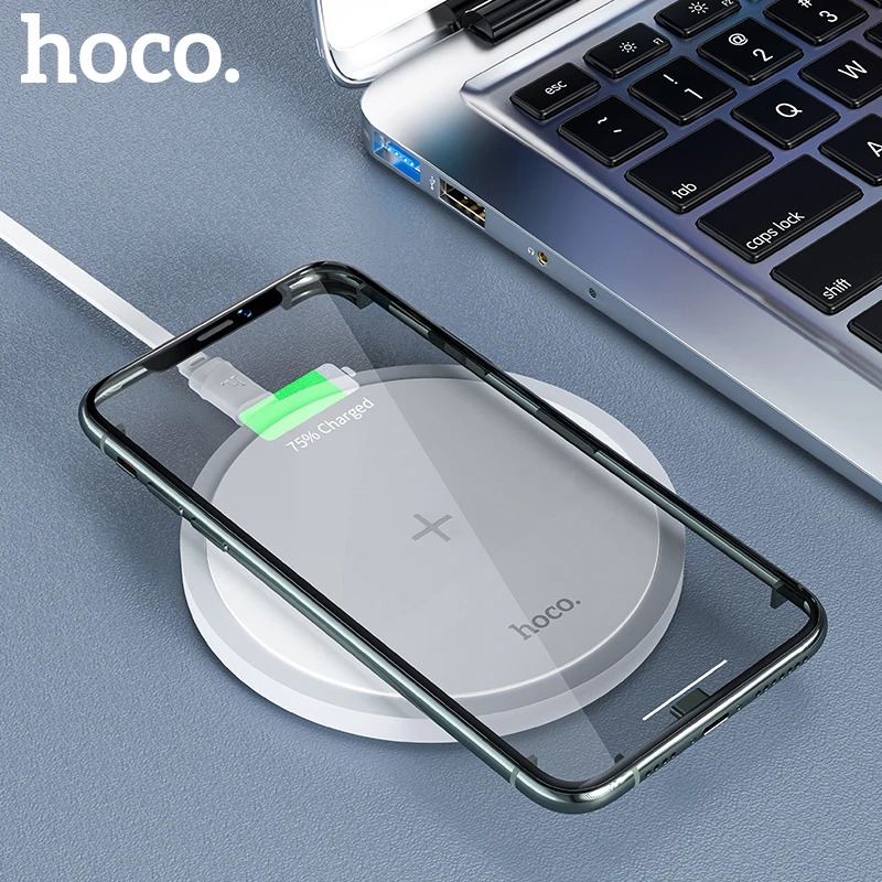 HOCO 15W Schnelle Drahtlose Ladegerät qi Wireless Charging Pad Für iPhone 12 11 Pro X Xs Max Xiaomi mi 10 Samsung S10 S20 Hinweis 20|Kabellose Ladegeräte| - AliExpress