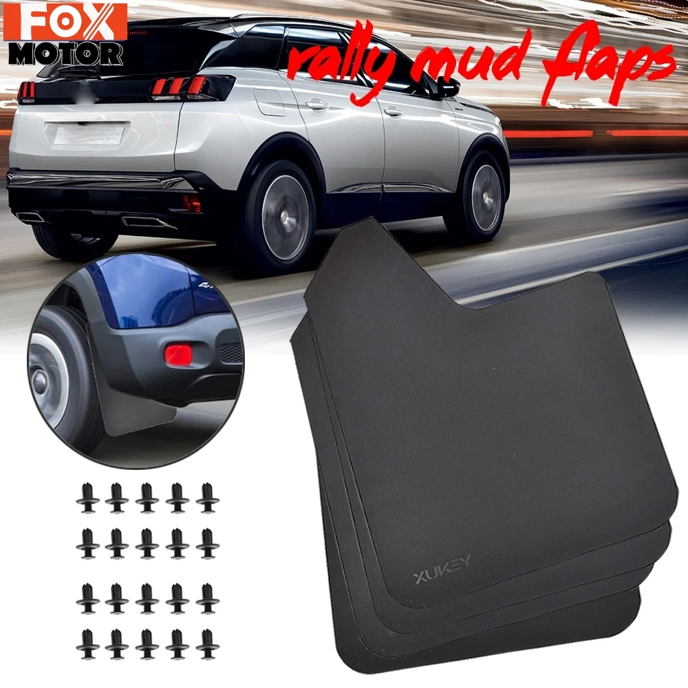 Rally Di Fango Flaps Paraspruzzi Paraspruzzi Parafanghi Per Mazda Cx-5 Bongo Familia Van Wagon Peugeot 108 206 207 208 301 307 308 Gti