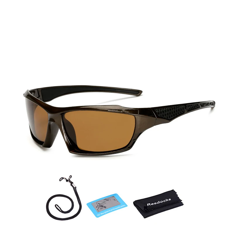 Polarized Fishing Sunglasses Men Women Sport Eyewear UV400 Protection Outdoor Cycling Hiking Driving with Case