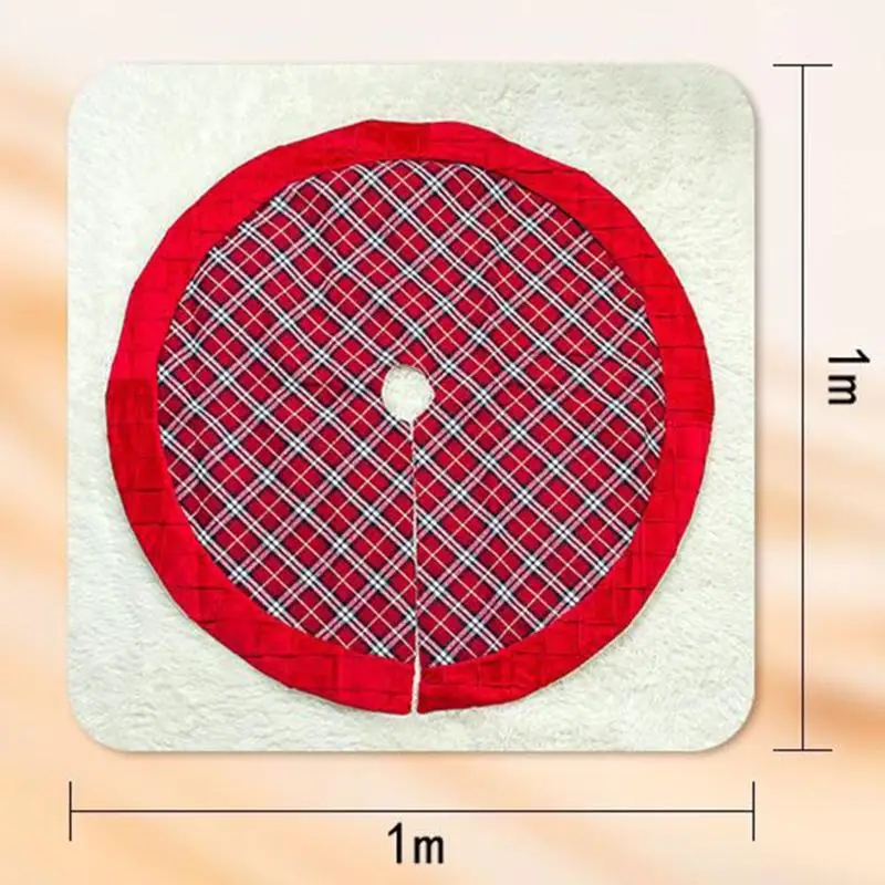90-122 см юбка с рождественской елкой мягкий круглый ковер юбки с рождественской елкой основа коврик покрытие фестиваль украшения рождественской елки - Цвет: 24