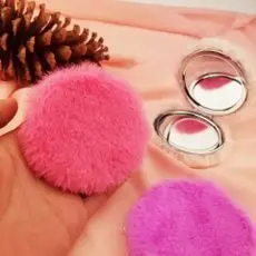AliExpress горячие продажи напрямую от производителя Маленькие сделанные каждая ткань хлеб складное зеркало для макияжа офисная красота