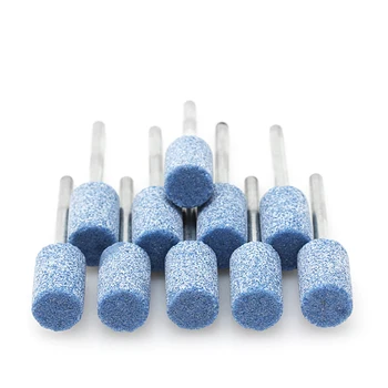 

10Pcs/set Cylinder Shape 10mm Abrasive Stone Points Rotary Tool Electric Grinding Polishing Head Wheel MAR15