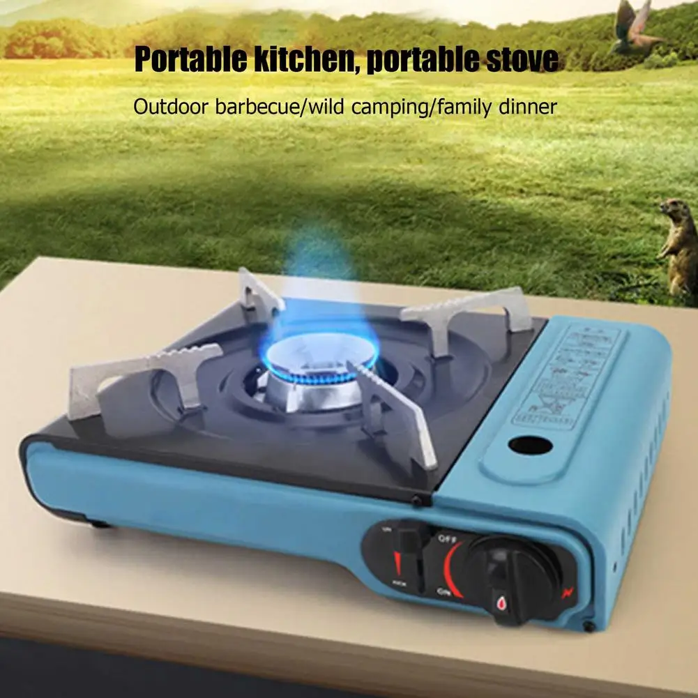 

Adjustable Gas Coal Stove Outdoor Camping Portable Gas Cooker Stove For Camping Hiking Accessories Adapter 2900W Butane Stove