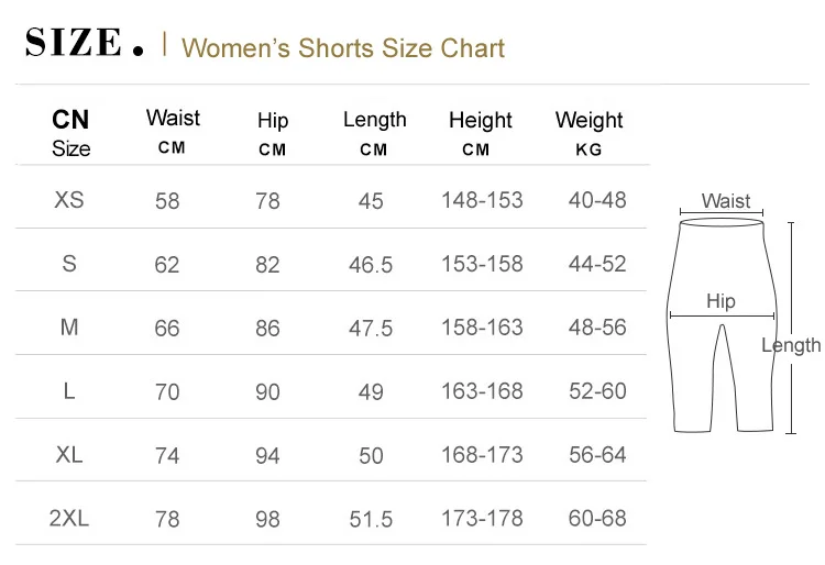 Women's-size-Shorts