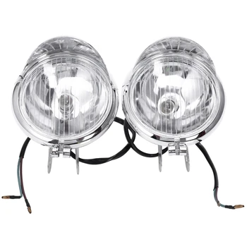 

2Pcs Motorcycle Fog Lights Headlight Lamp Universal Dc12V For Universal Motorcycles